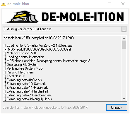 De-Mole-ition [Molebox unpacker] Molebox-0.50